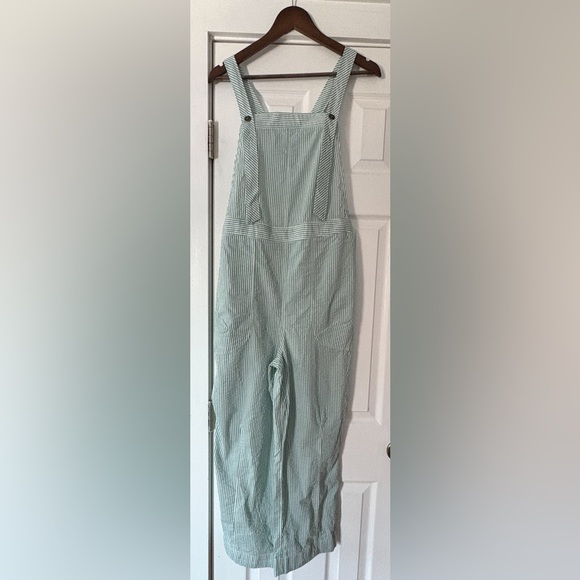 Free People Intown Mint Striped Jumpsuit Size Small NWT - Picture 3 of 7